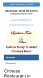 Mobile Screenshot of bestchineserestaurantexeternh.com