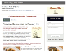 Tablet Screenshot of bestchineserestaurantexeternh.com